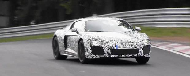 Audi R8 se intoarce la Nurburgring pentru un nou set de teste la limita