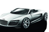 Audi R8 Spyder - Ciocolata de la Frankfurt