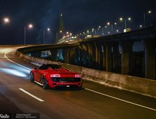 Audi R8 Spyder cu bodykit Liberty Walk
