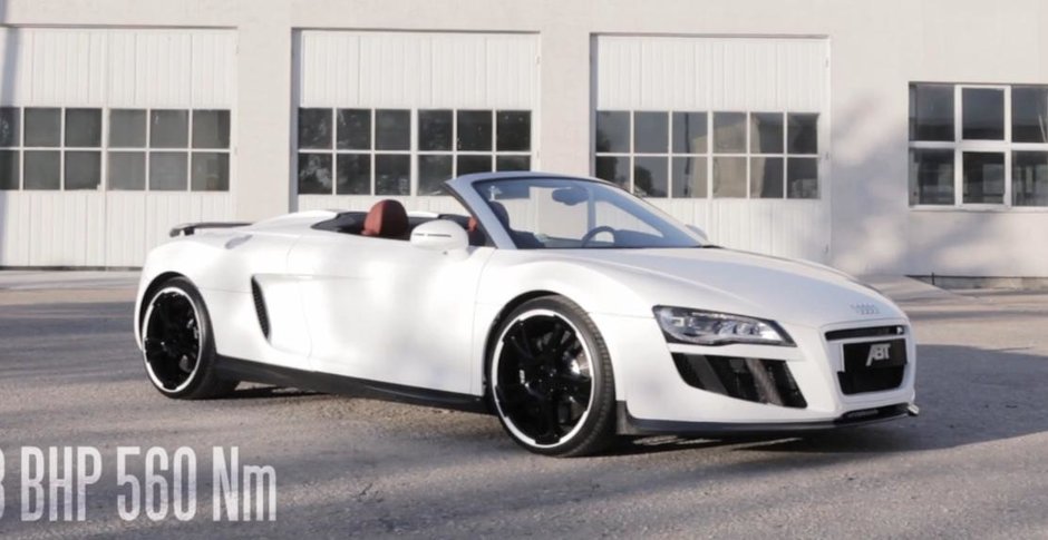 Audi R8 V10 de 603cp - transformarea de la masina stoc, la un R8 ABT Audi R8 V10 de 603cp - transformarea de la masina stoc, la un R8 ABT