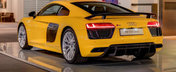 HOT: Noul Audi R8 V10 Plus pozeaza in culoarea Vegas Yellow