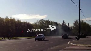 Audi R8 vs Lada