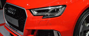 Audi RS3 facelift aterizeaza la Geneva cu 400 de cai si un pret pe masura