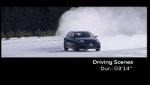 Audi RS3 Sportback ne serveste o portie de drifturi pe zapada!