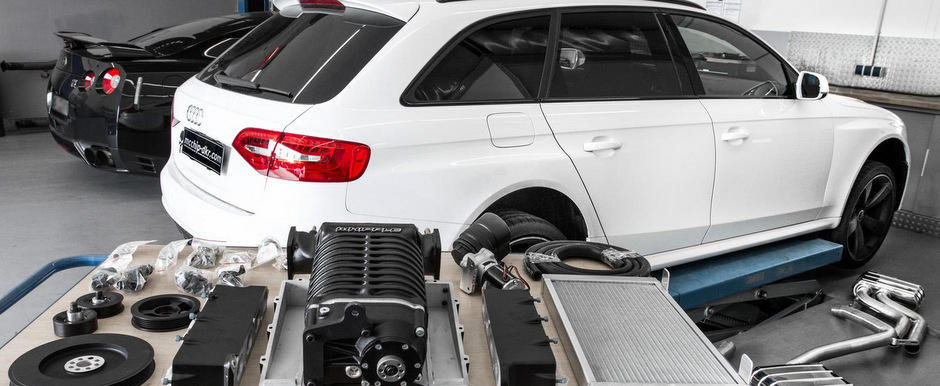 Audi RS4 Avant de la Mcchip-DKR: motor V8, compresor mecanic si alte bunatati Audi RS4 Avant de la Mcchip-DKR: motor V8, compresor mecanic si alte bunatati