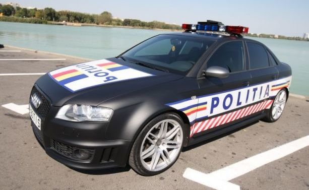 Audi RS4 de 500 cp, cea mai puternica masina din dotarea Politiei Romane