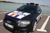 Audi RS4 de 500 cp, cea mai puternica masina din dotarea Politiei Romane