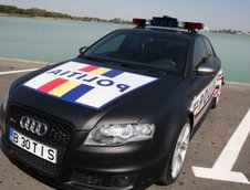 Audi RS4 de 500 cp, cea mai puternica masina din dotarea Politiei Romane