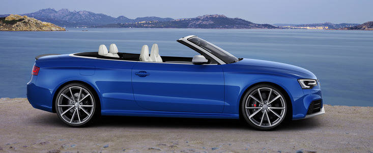 Audi RS5 Cabriolet in 21 de imagini memorabile