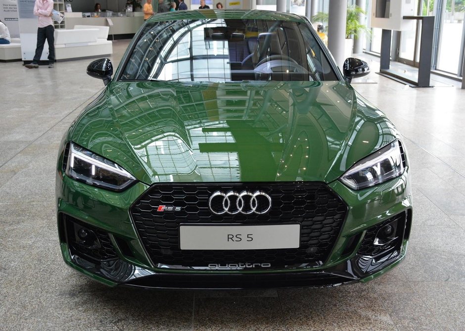 Audi RS5 in Sonoma Green