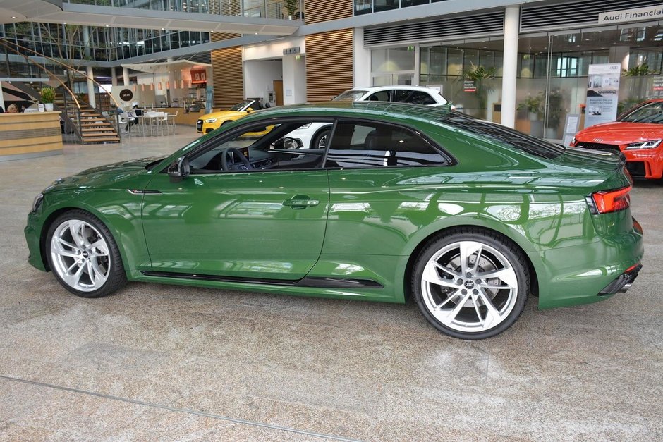 Audi RS5 in Sonoma Green