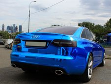 Audi RS6 albastru cromat