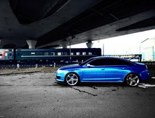 Audi RS6 albastru cromat