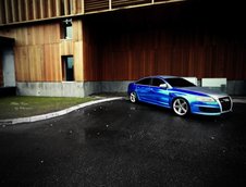 Audi RS6 albastru cromat