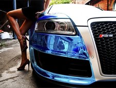 Audi RS6 albastru cromat