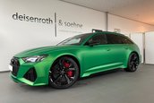 Audi RS6 Avant in Boston Green Matt metal
