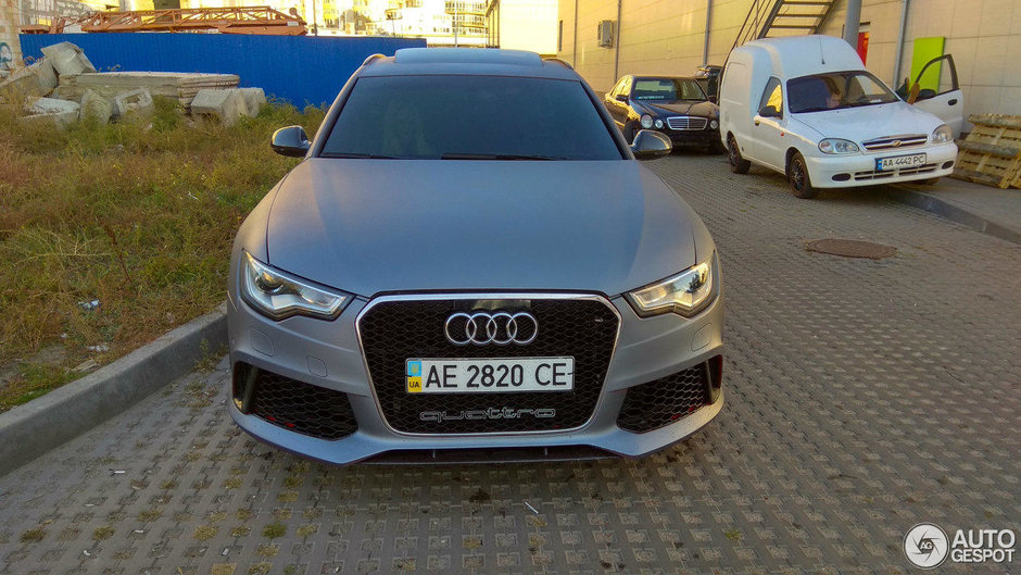 Audi RS6 C6 transformat in C7