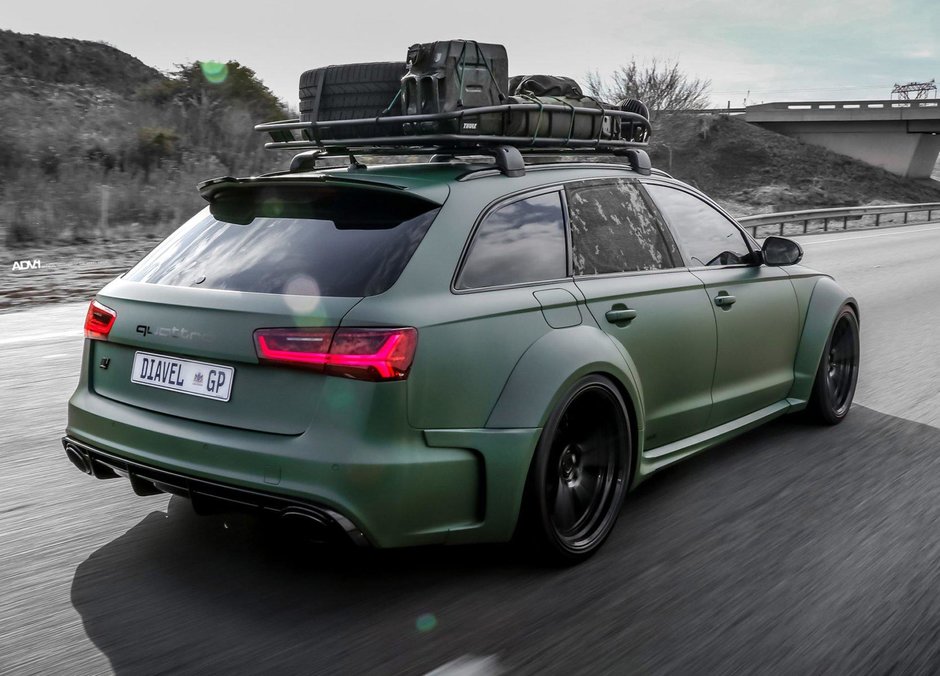 Audi RS6 in Army Green