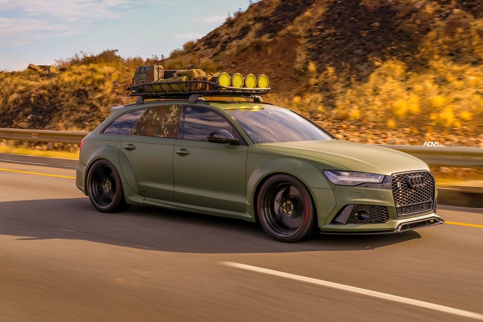 Audi RS6 in Army Green