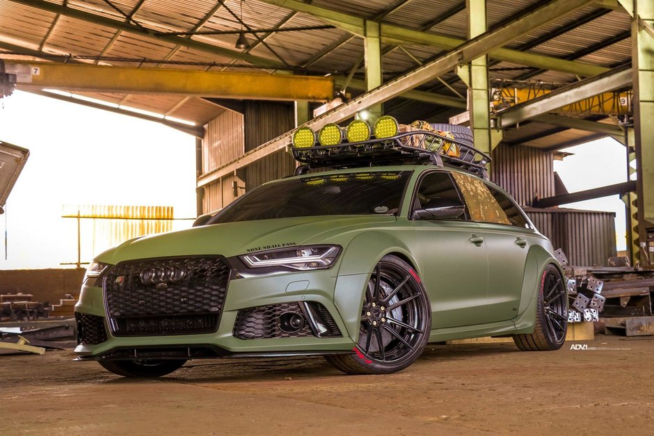 Audi RS6 in Army Green