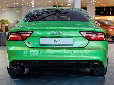 Audi RS7 Sportback in Apple Green Metallic