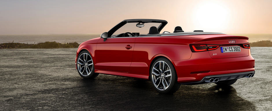 Audi S3 Cabriolet vine la Geneva cu un aspect sexy si performante pe masura