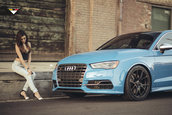 Audi S3 cu jante Vorsteiner V-FF 103