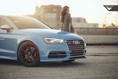 Audi S3 cu jante Vorsteiner V-FF 103