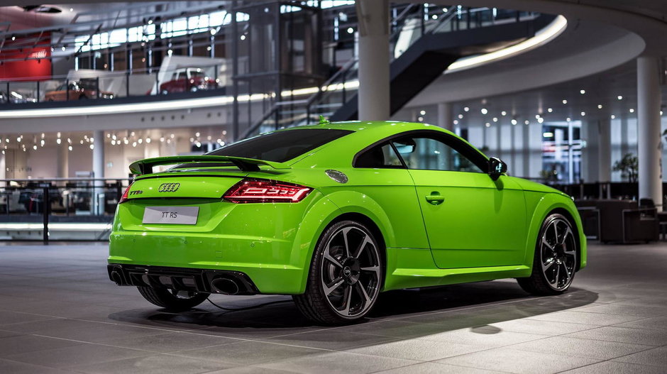 Audi TT-RS in culoarea Lime Green