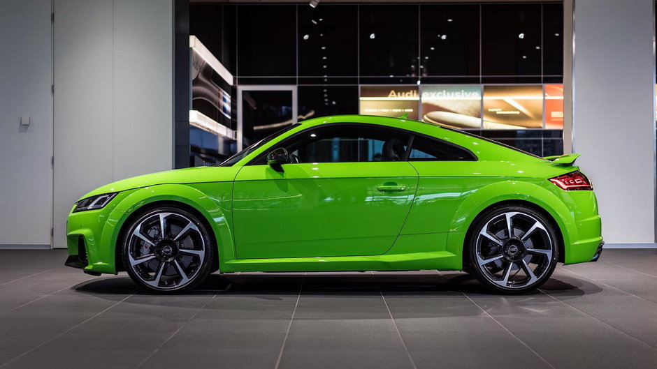 Audi TT-RS in culoarea Lime Green