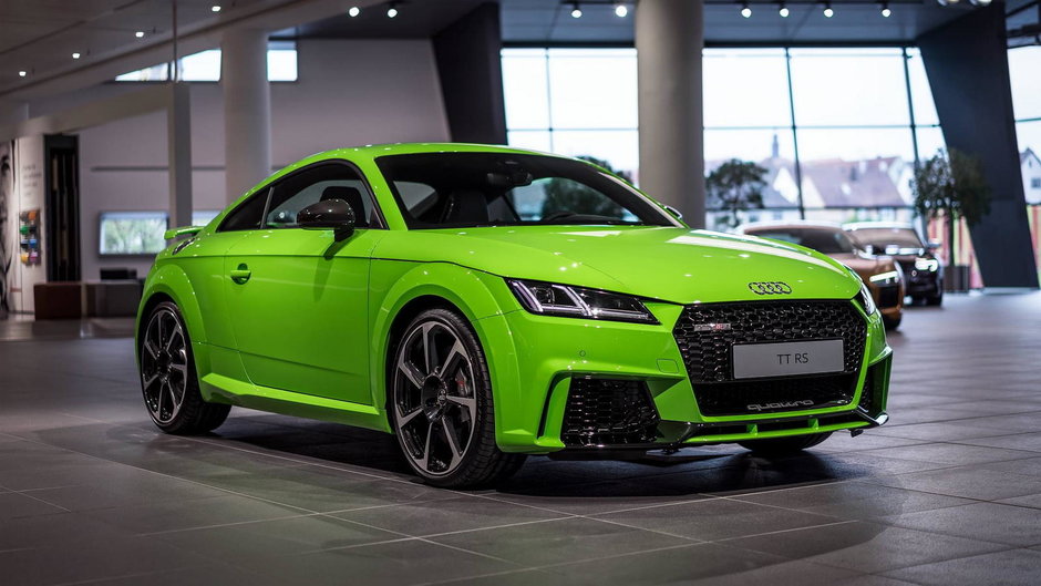 Audi TT-RS in culoarea Lime Green