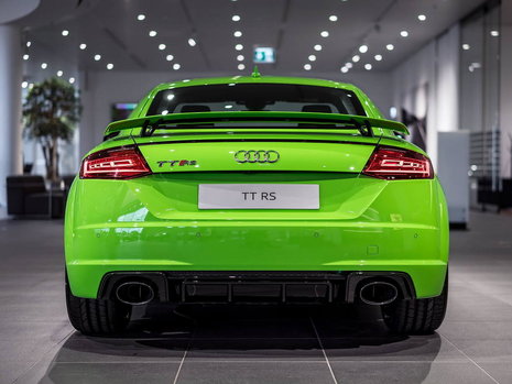 Audi TT-RS in culoarea Lime Green