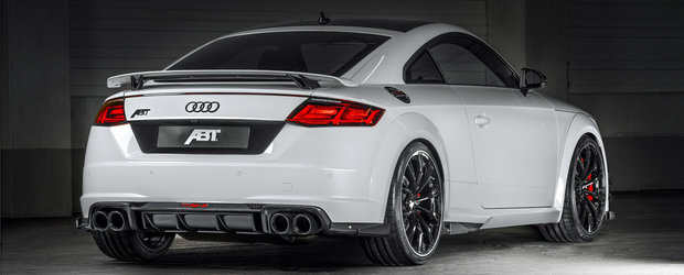 Audi TT RS paseste pe teritoriul supercar-urilor cu aproape 500 de cai si tratamentul ABT