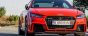 Audi TTRS, distractie cu 400 cp pe strazile din Romania