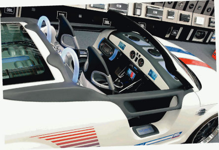 Audi TT transformat in magazin Sony Audi TT transformat in magazin Sony