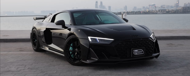 Audi-ul cu care niciun BMW ori Mercedes nu indrazneste sa se puna. Are un motor V10 twin-turbo si face suta mai repede decat un Bugatti