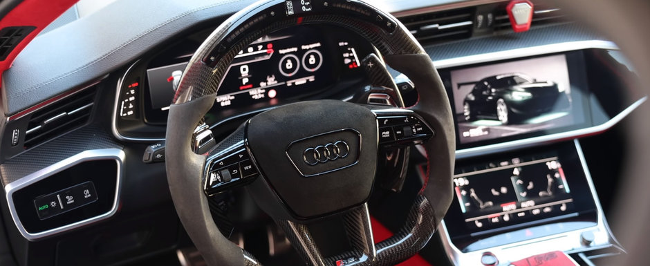 Audi-ul cu care niciun BMW sau Mercedes nu indrazneste sa se puna. Are peste 1.000 de cai sub capota si face suta in numai 2.4 secunde