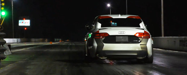 Audi-ul S4 tunat de APR Performance a doborat lejer un record mondial pe 402 metri