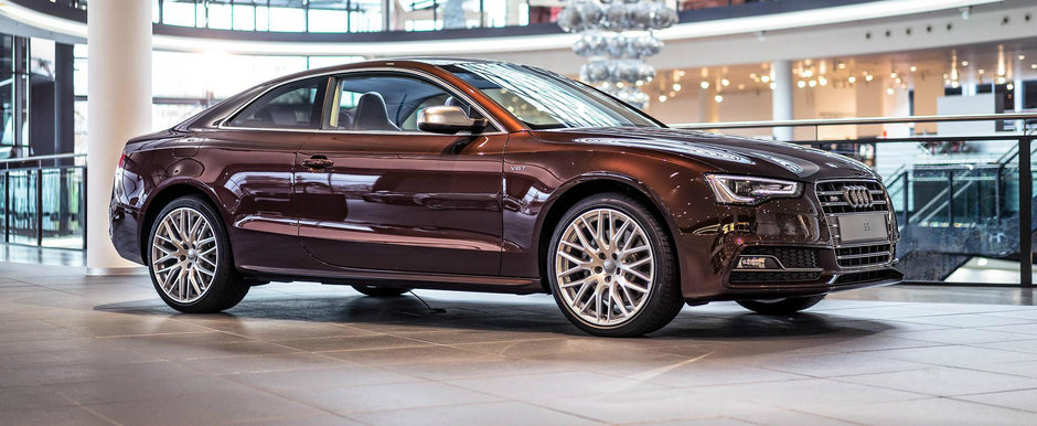 Audi-ul S5 cu exterior Mahogany Mica inspira eleganta si, totodata, sportivitate