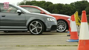 Audi vs BMW: RS3 Sportback provoaca la duel noul Seria 1 M Coupe!