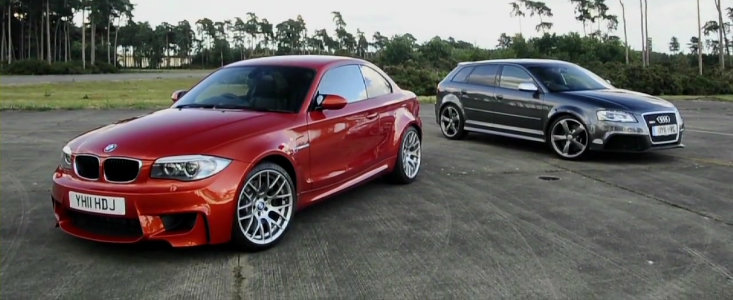 Audi vs BMW: RS3 Sportback provoaca la duel noul Seria 1 M Coupe! Audi vs BMW: RS3 Sportback provoaca la duel noul Seria 1 M Coupe!