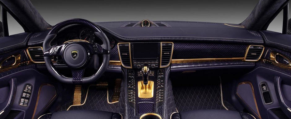 Aur, piele de reptila si carbon mov. Oferta unui tuner rus pentru Panamera Aur, piele de reptila si carbon mov. Oferta unui tuner rus pentru Panamera