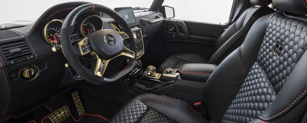 Aur, plafon "instelat" a la Rolls-Royce si 410.000 de euro. Cu alte cuvinte noul Brabus 850 Buscemi