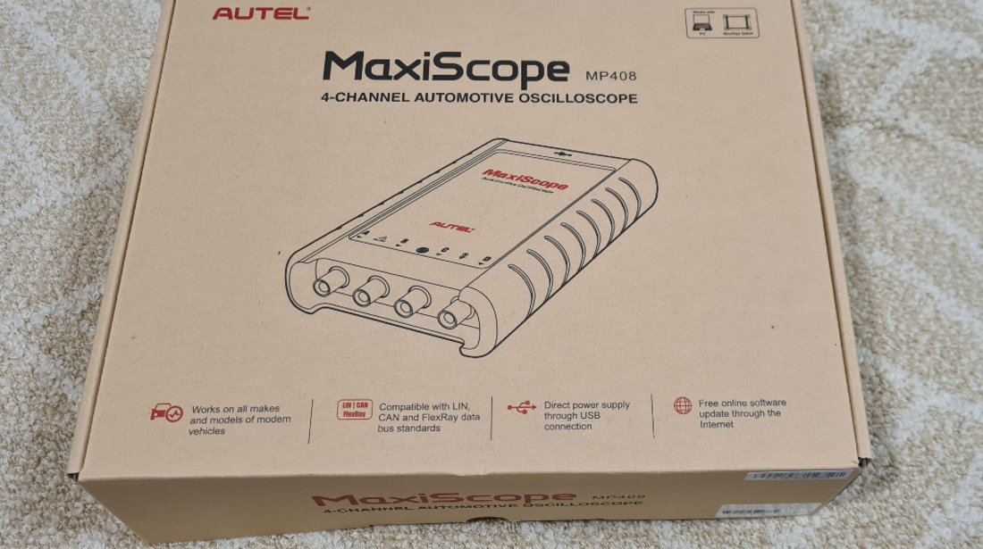 Autel MaxiScope MP408 4 Channel Automotive Oscilloscope for Maxisys Tool