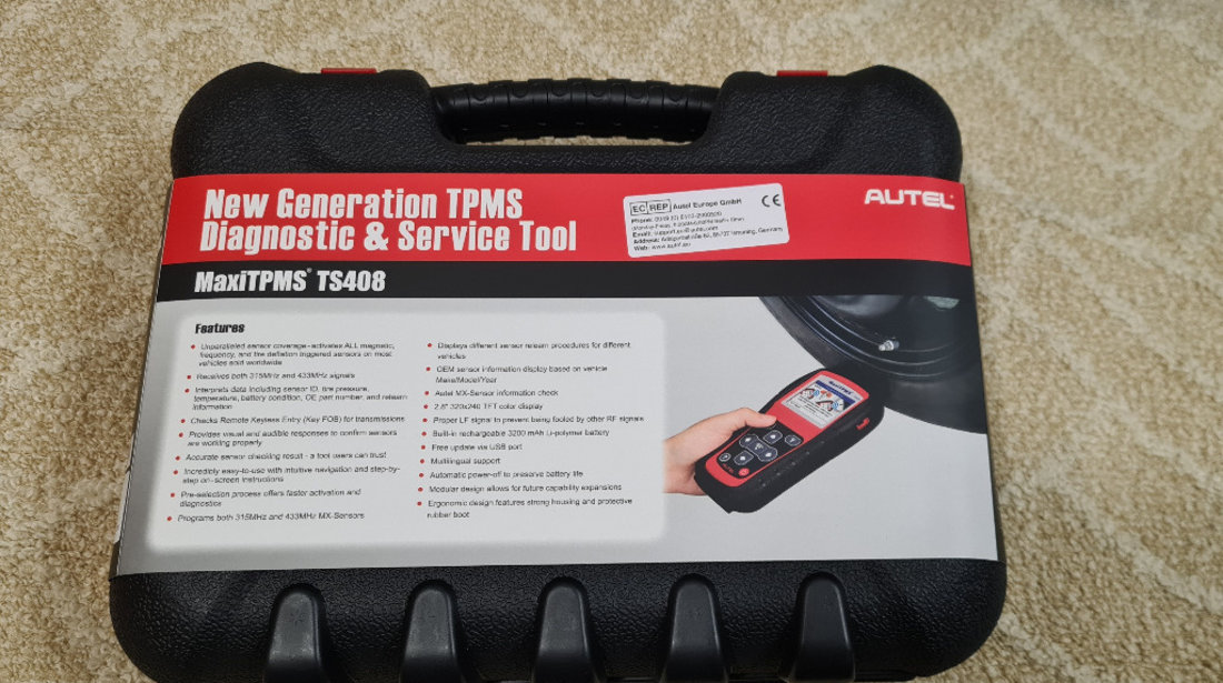 Autel MaxiTPMS TS408 Tester Activare Programare senzori presiune TPMS