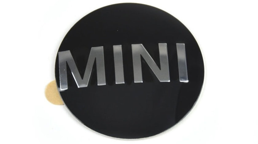 Autocolant Capac Janta Oe Mini Negru 45MM 36136767399