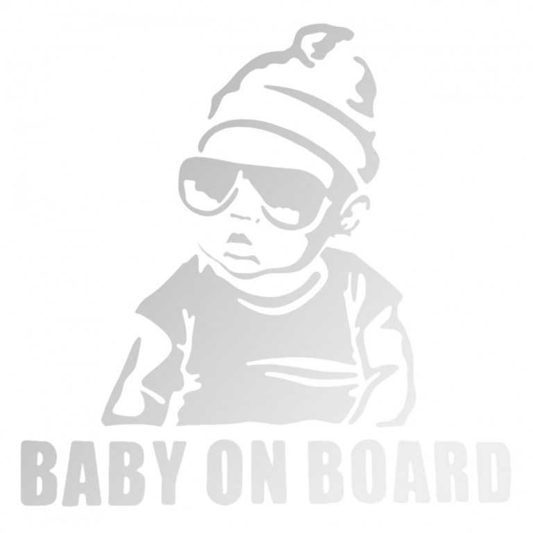 Autocolant Mașină Baby On Bord 12,5x14cm 1190610