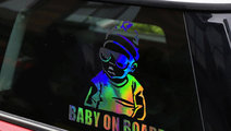 Autocolant Mașină Baby On Bord 12,5x14cm 1190610