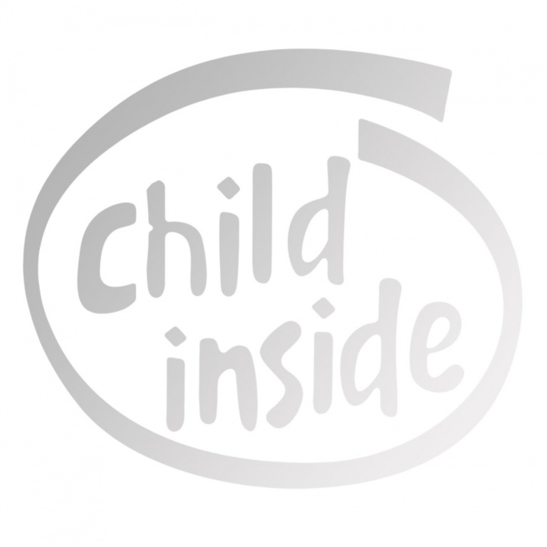 Autocolant Mașină Child Inside 14x13cm 1190607