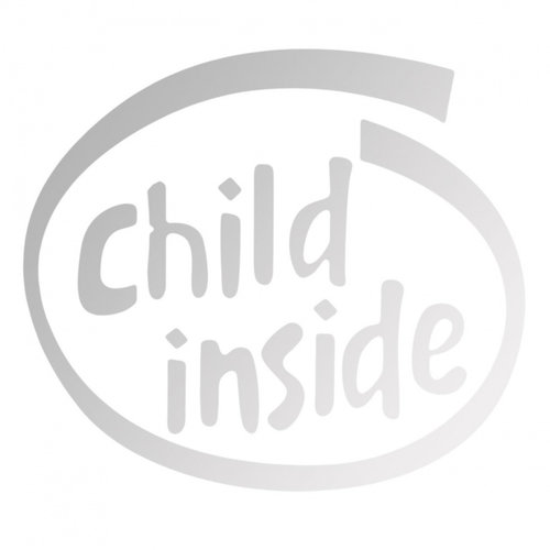 Autocolant Mașină Child Inside 14x13cm 1190607